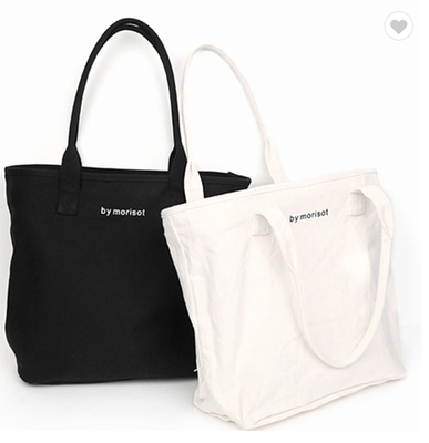 Ein guter Preis. Recycling 10oz 12oz Weiß Schwarz Leinwand Tote Tasche Bio-Baumwolle für Frauen Online