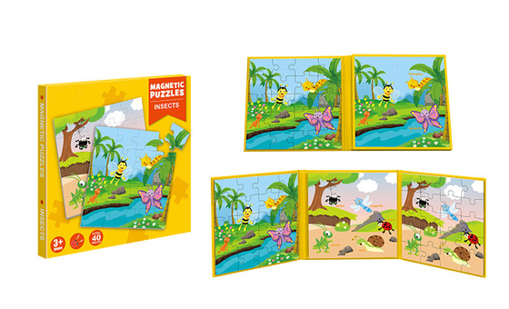 Ein guter Preis. Lernspielzeug Magnetische Puzzleschreiberei Insekten Thema für Kinder ab 3 Jahren Online